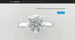 Desktop Screenshot of cajewelers.com