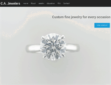 Tablet Screenshot of cajewelers.com